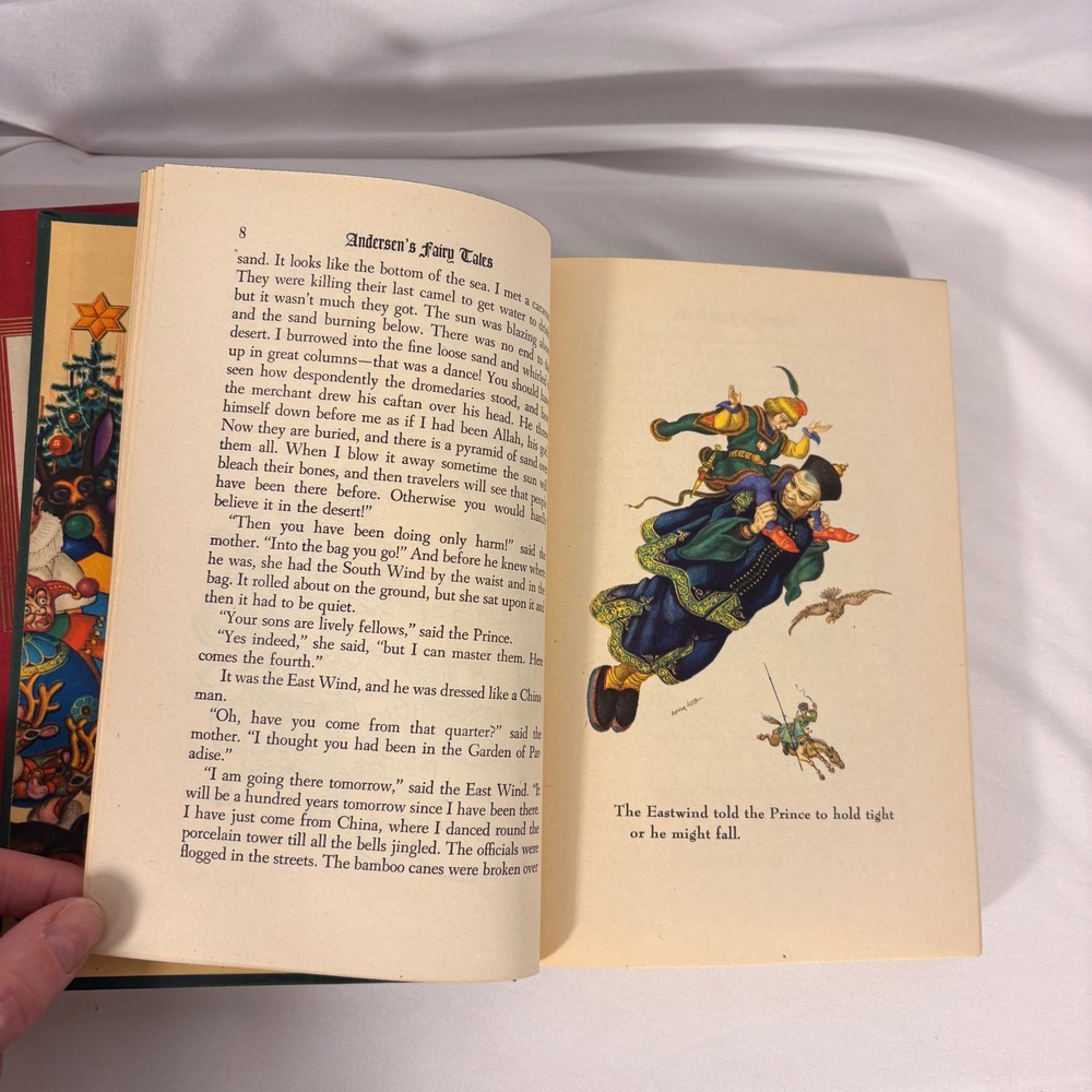 Vintage 1945 Grimms & Andersen Fairy Tales Grosset Dunlap Illustrated Set Szyk - Picture 10 of 12